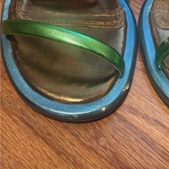 Farm Rio Luxury Rainbow Sandals - size 7 - Picture 3 of 8